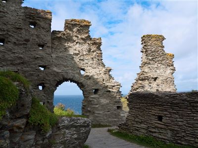 Ruinen des Tintagel Castle